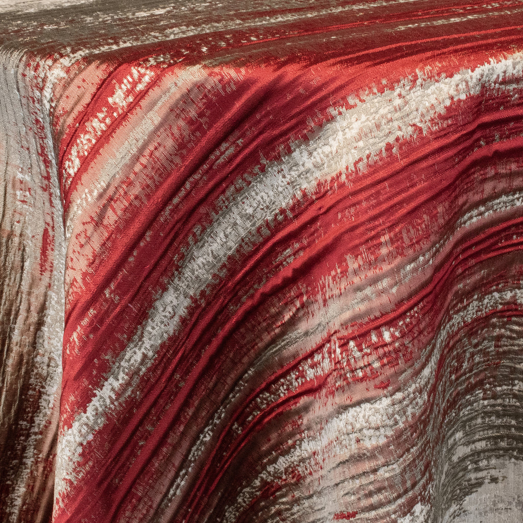 Shibori Stripe Red