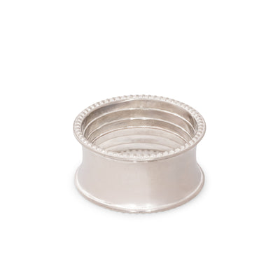 Silver Beaded Napkin Ring