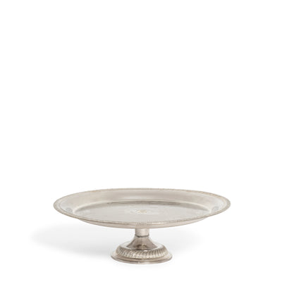 Silver Cake Stand Round 12"