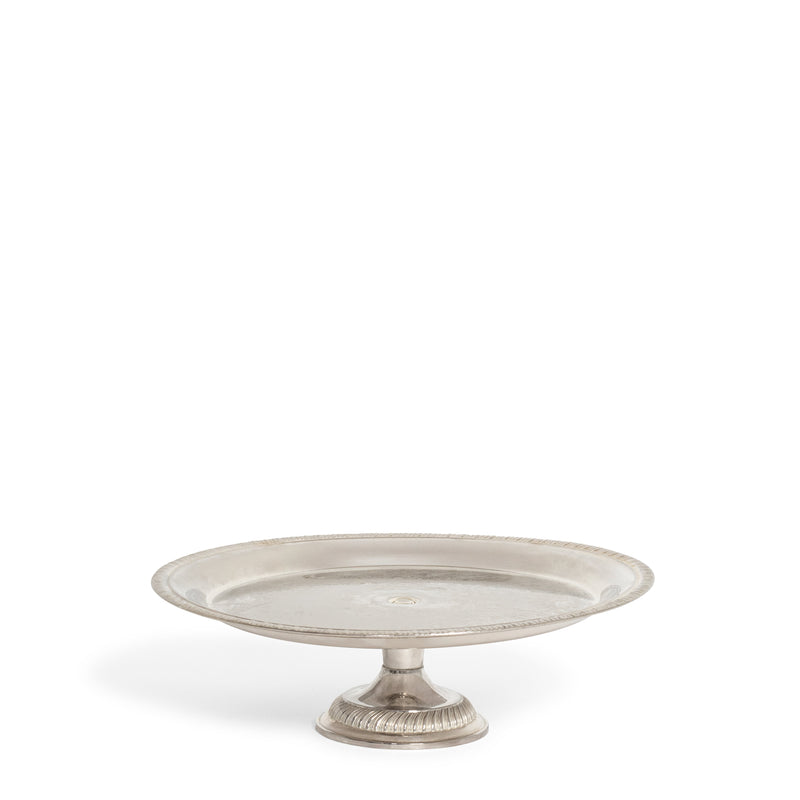 Silver Cake Stand Round 12"