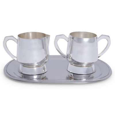 Silver Cream & Sugar Tray