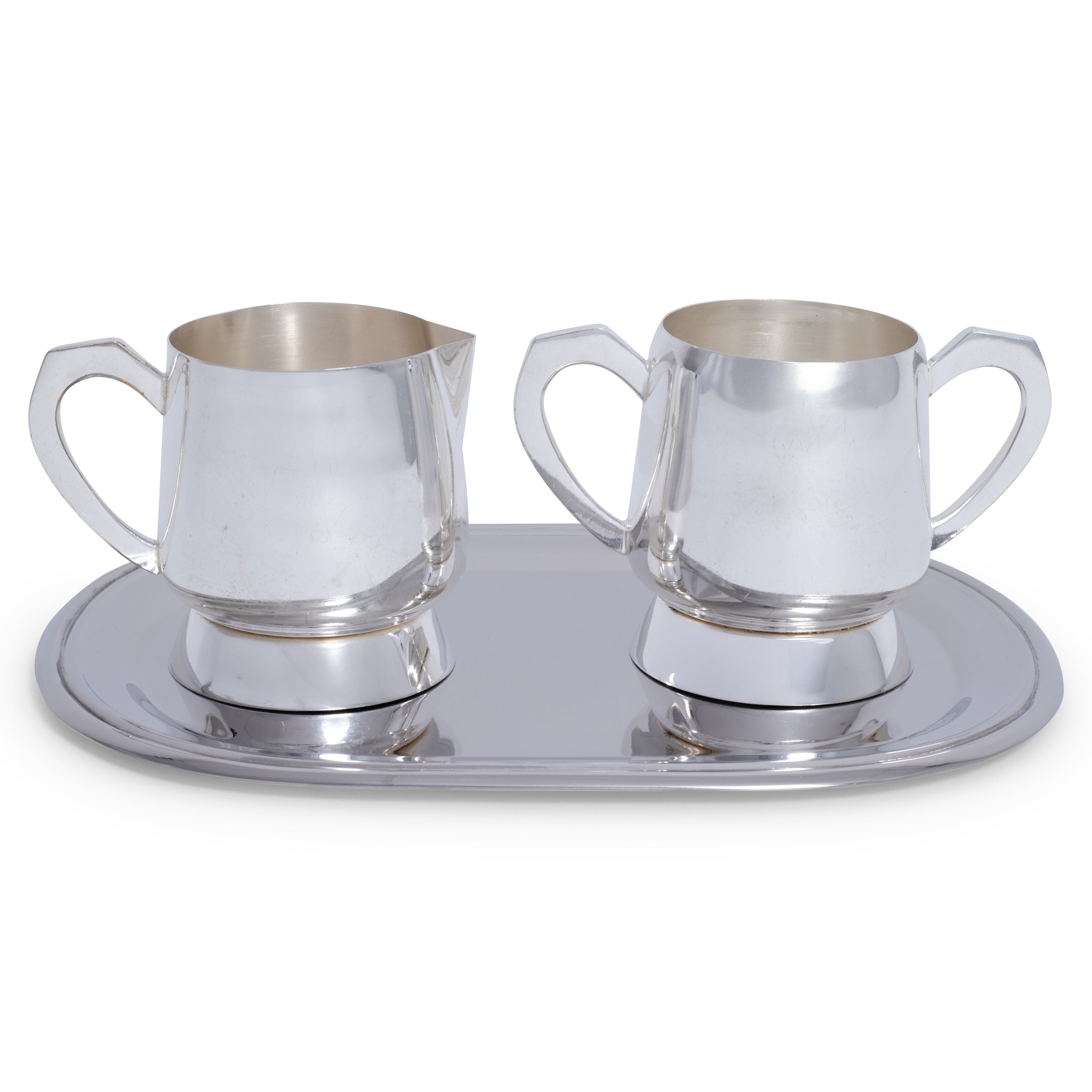 Silver Cream & Sugar Set