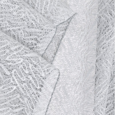 Silver Lace Sheer Topper