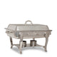 Silver Rectangular Chafer 8qt