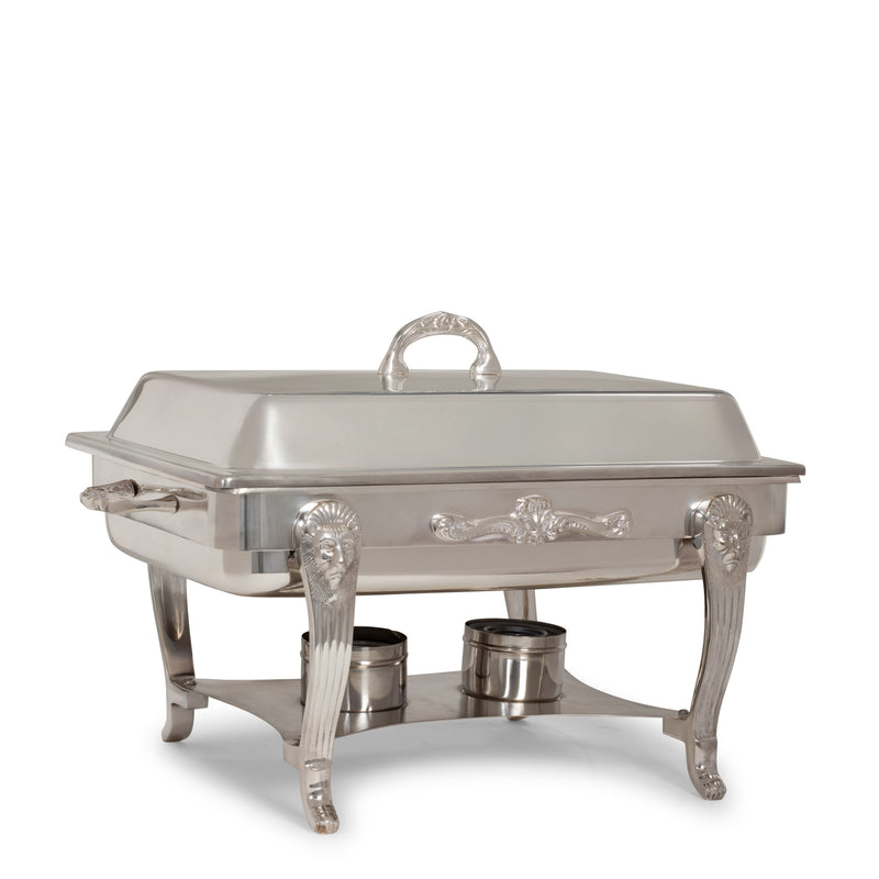 Silver Rectangular Chafer 8qt