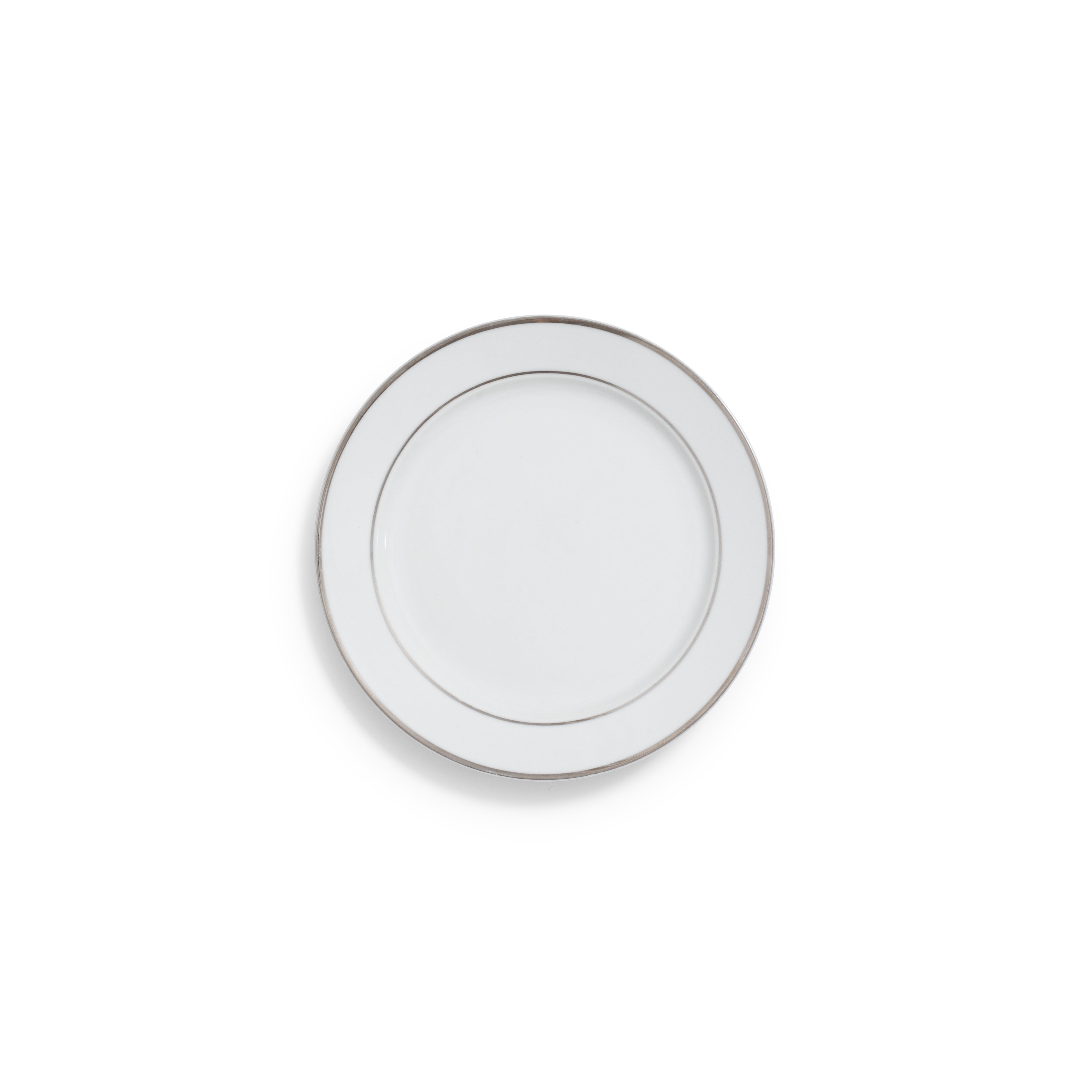 Silver Rim Bread & Butter 6"