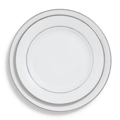 Silver Rim Charger 12"