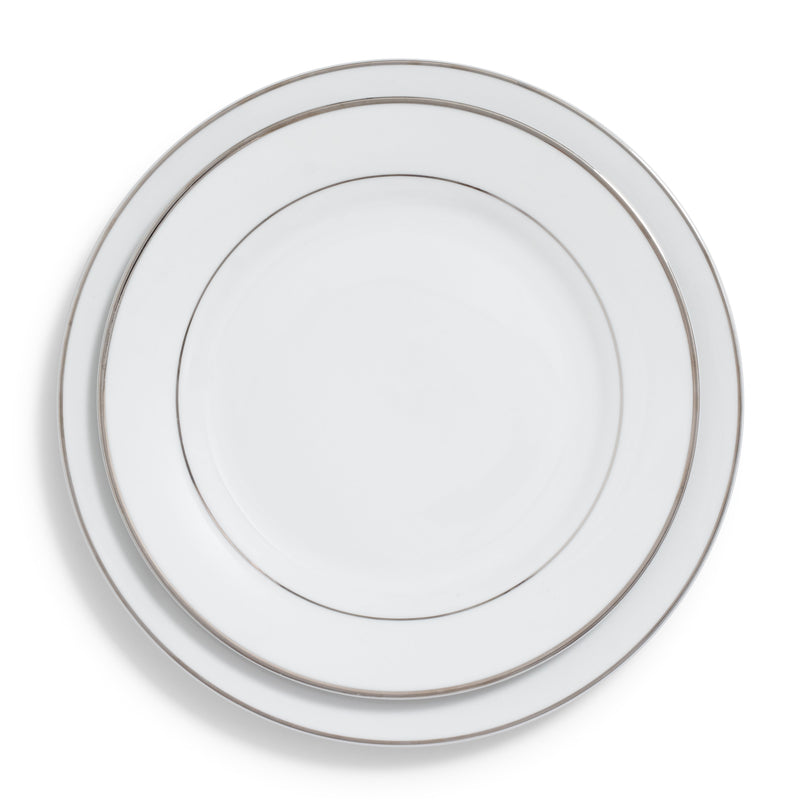 Silver Rim Dinner 10"