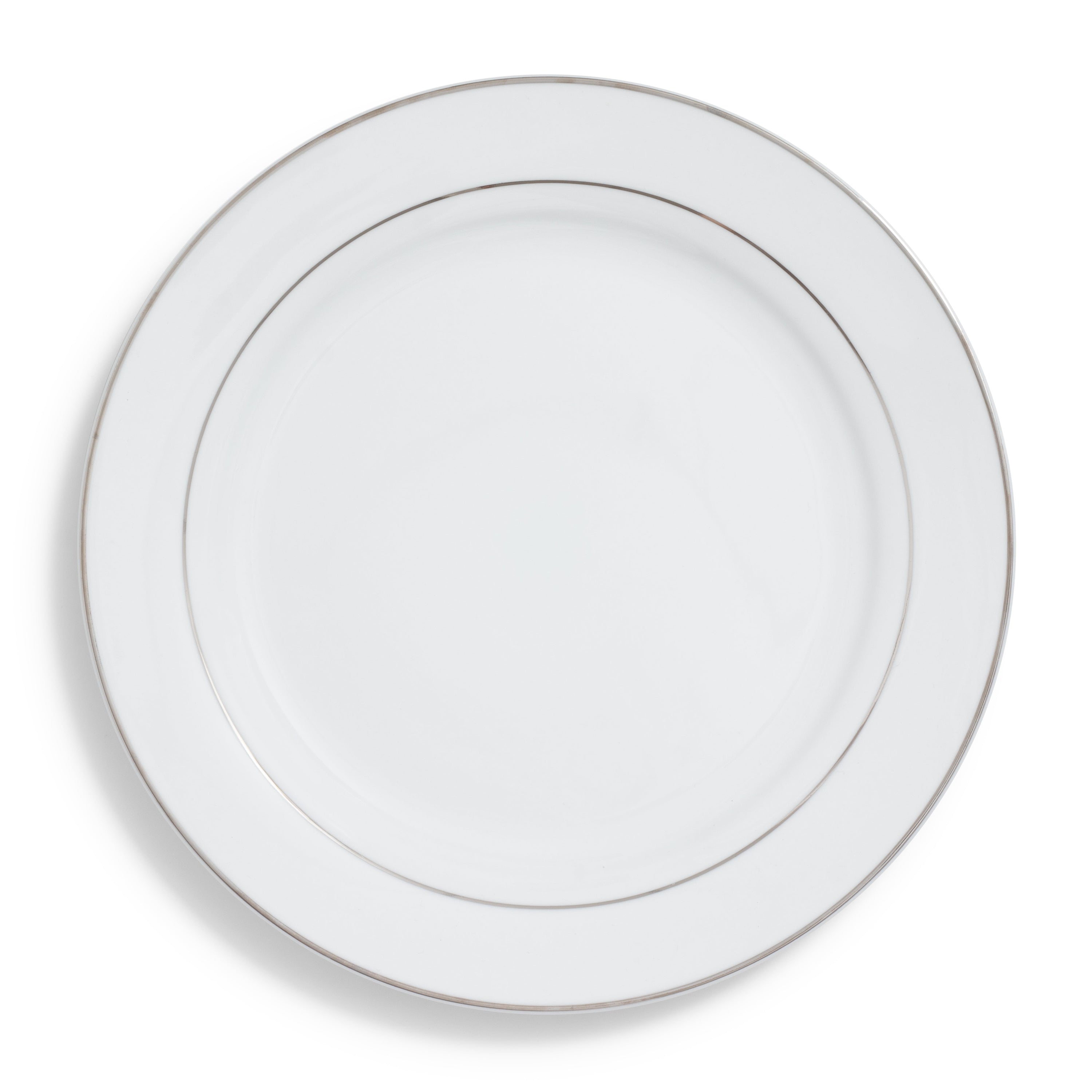 Silver Rim Charger 12"