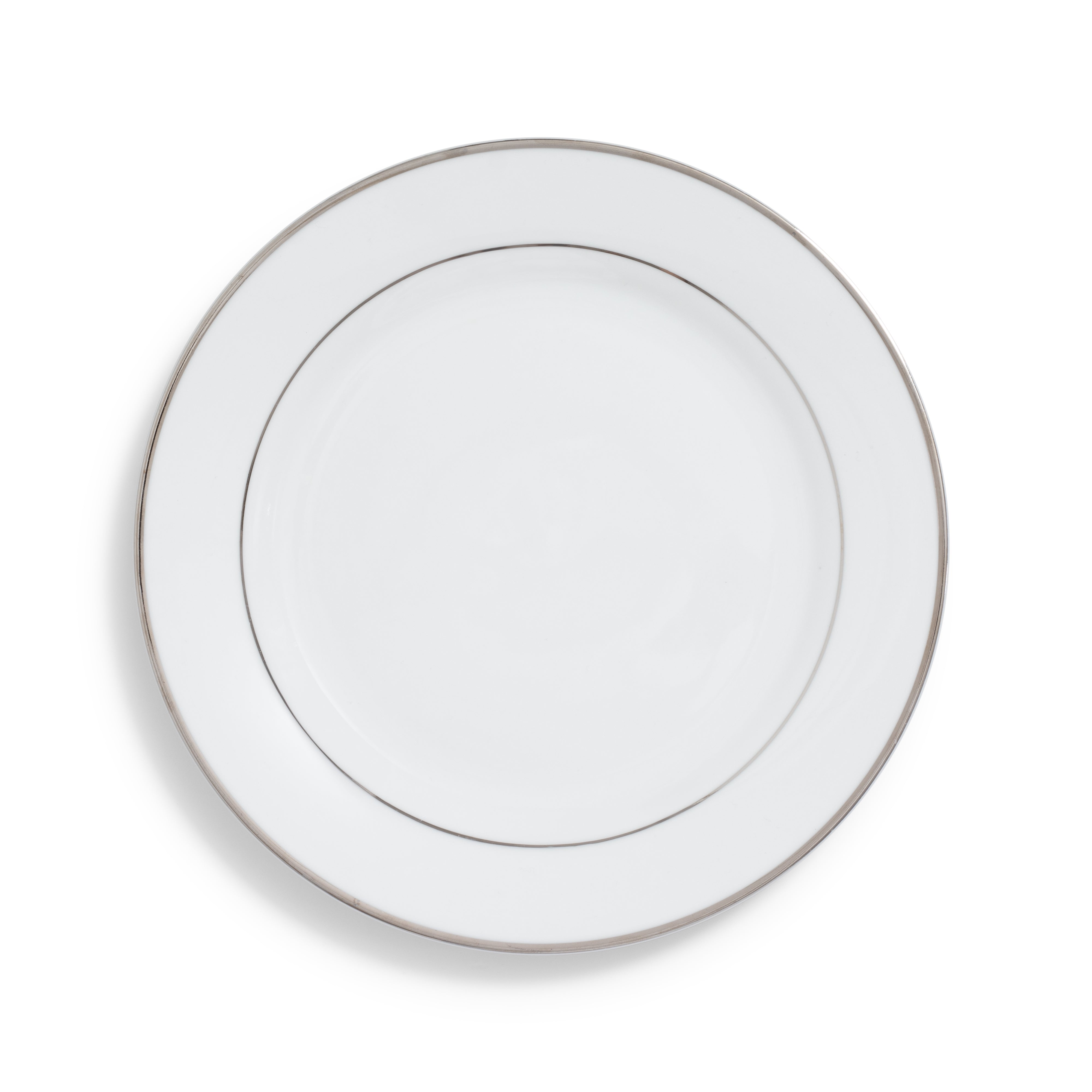 Silver Rim Dinner 10"