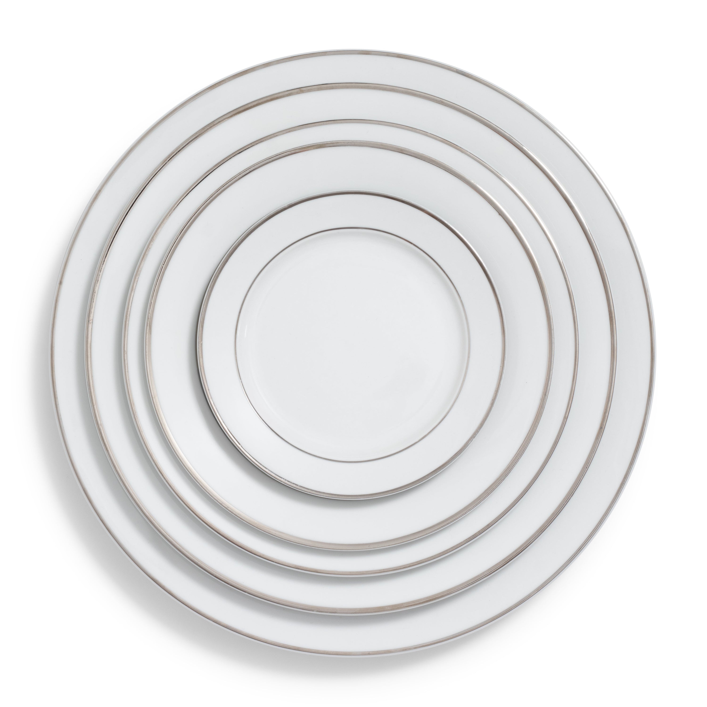 Silver Rim Charger 12"