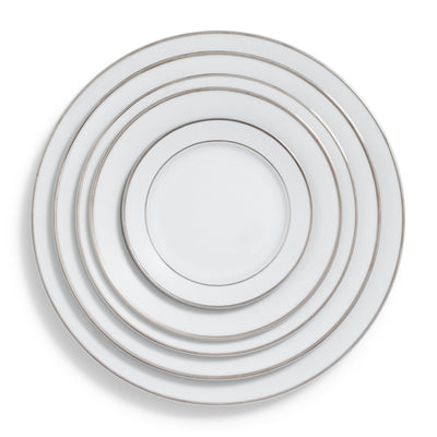 Silver Rim Salad/Dessert 8"