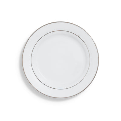 Silver Rim Luncheon 9"