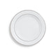 Silver Rim Luncheon 9"