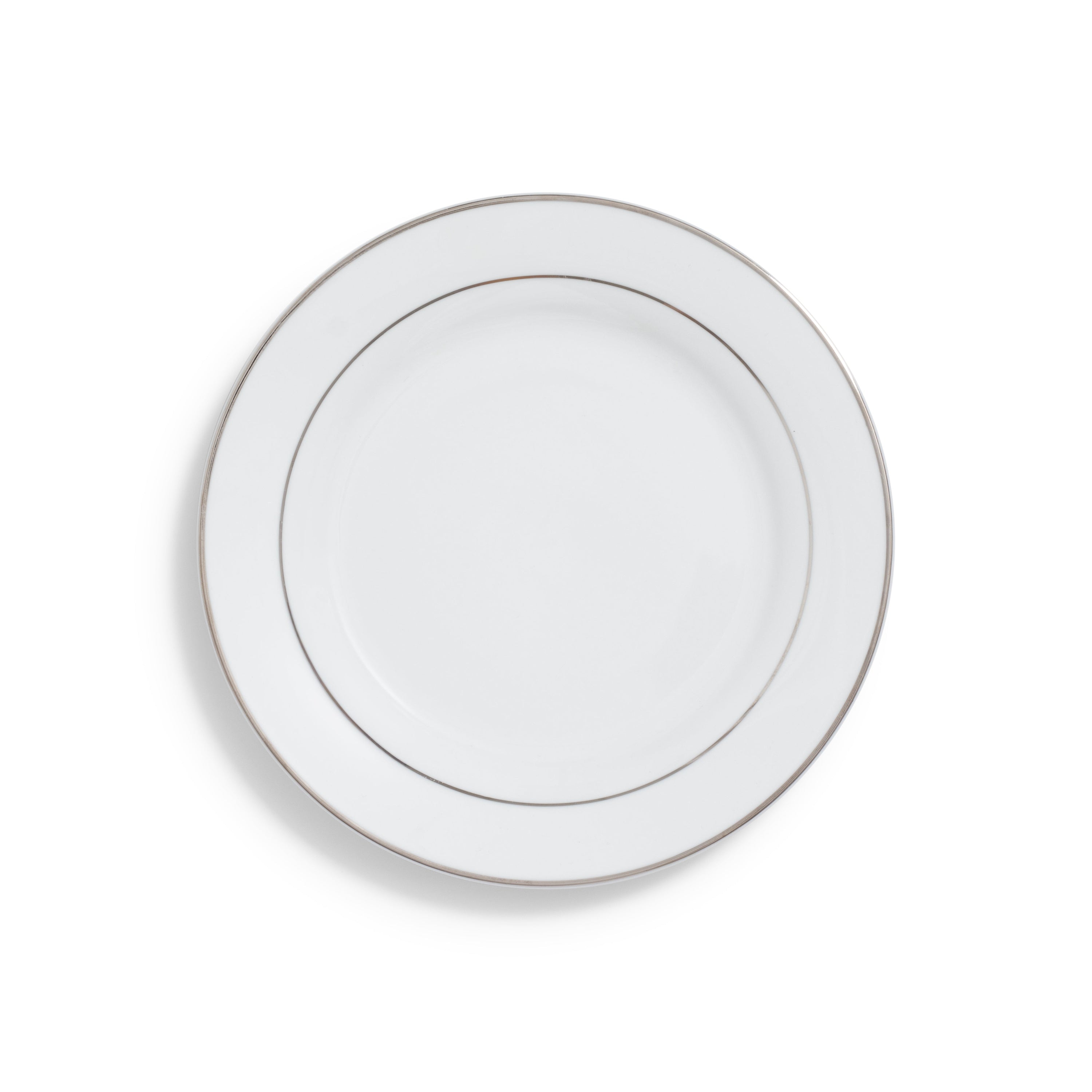 Silver Rim Luncheon 9"