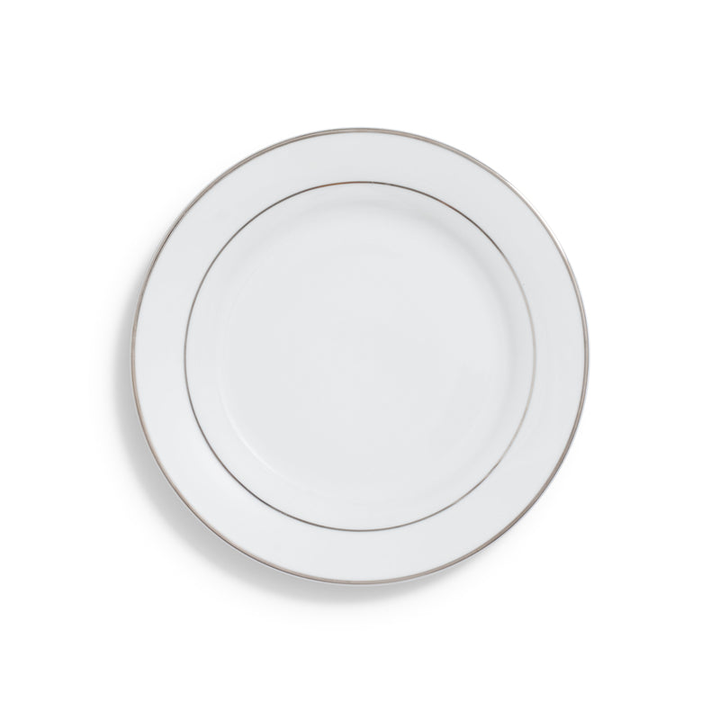 Silver Rim Luncheon 9"