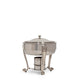 Silver Round Chafer 3qt