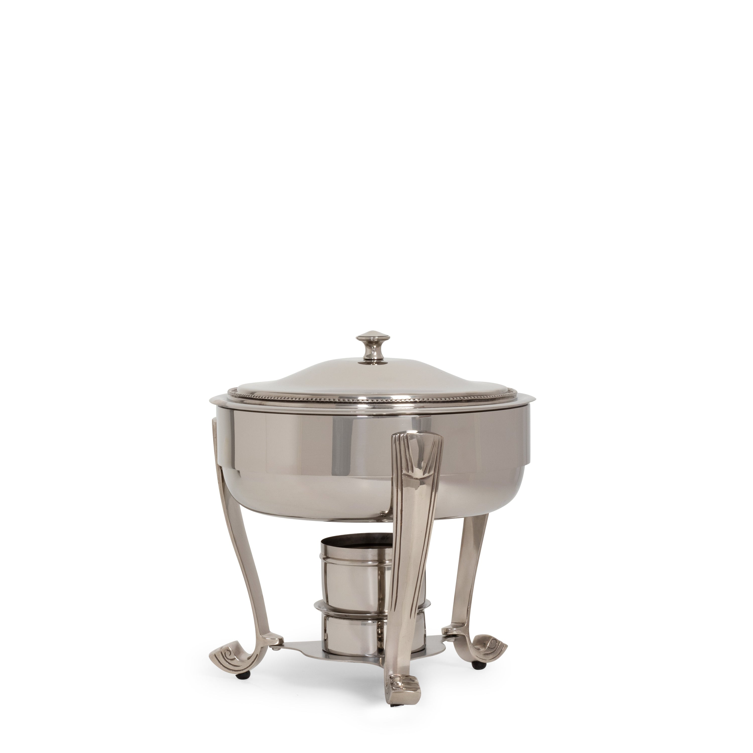 Silver Round Chafer 3qt