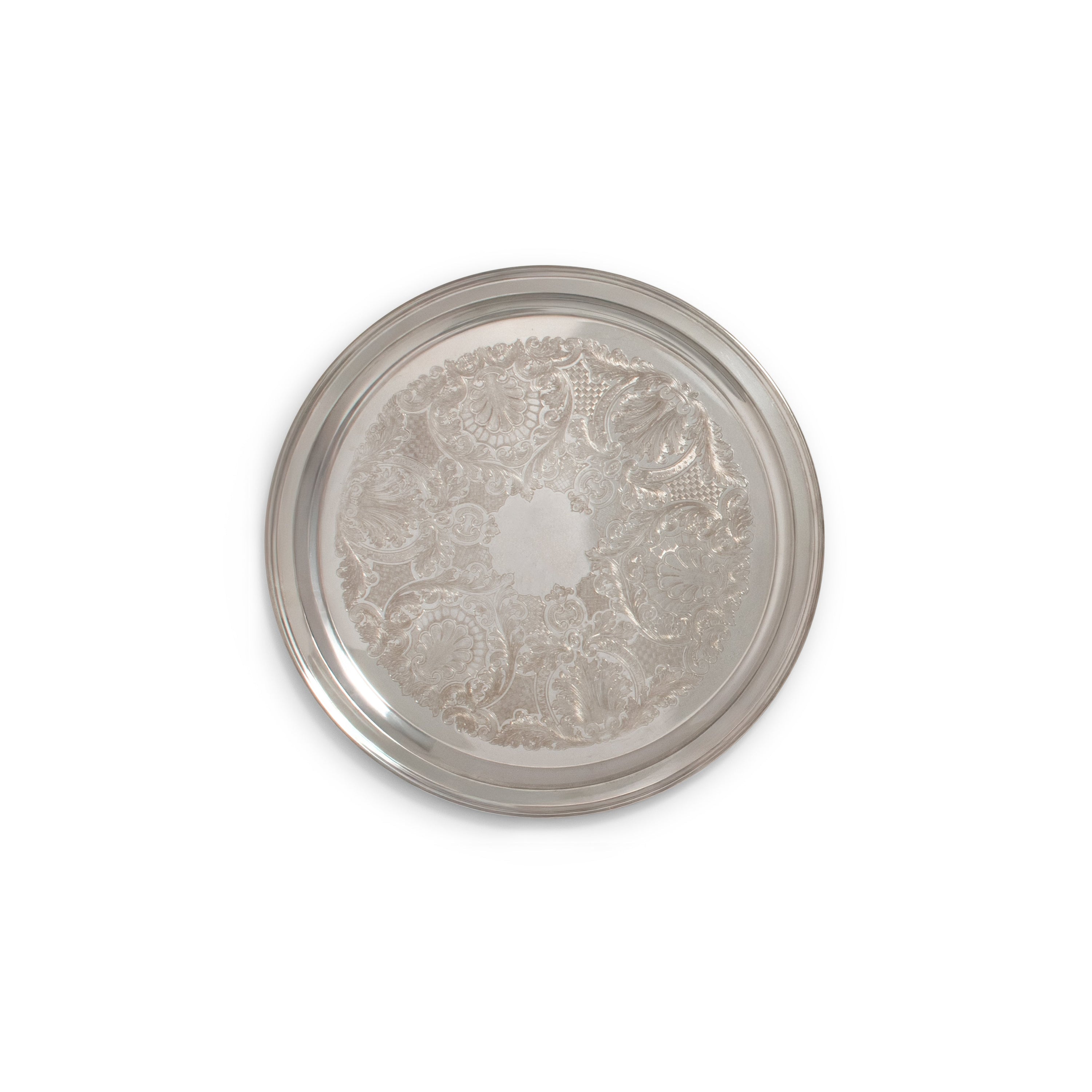 Silver Round Tray
