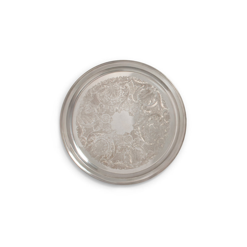 Silver Round Tray