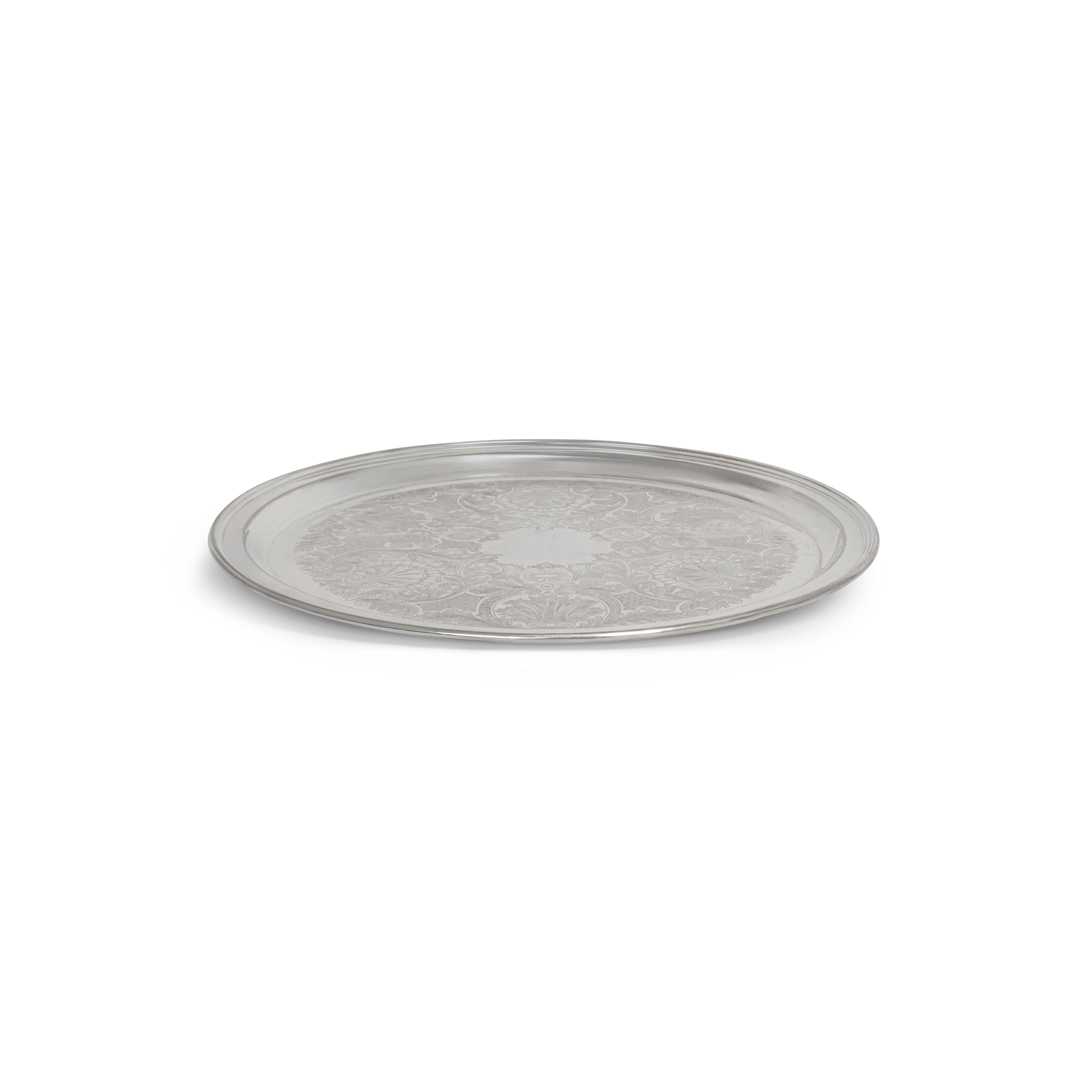 Silver Round Tray