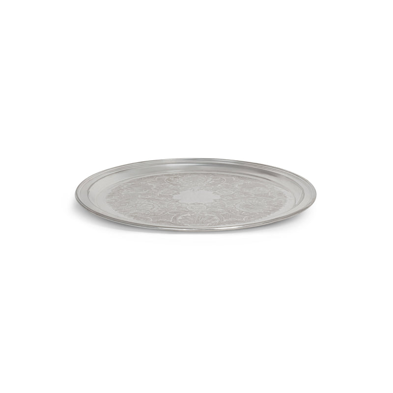 Silver Round Tray