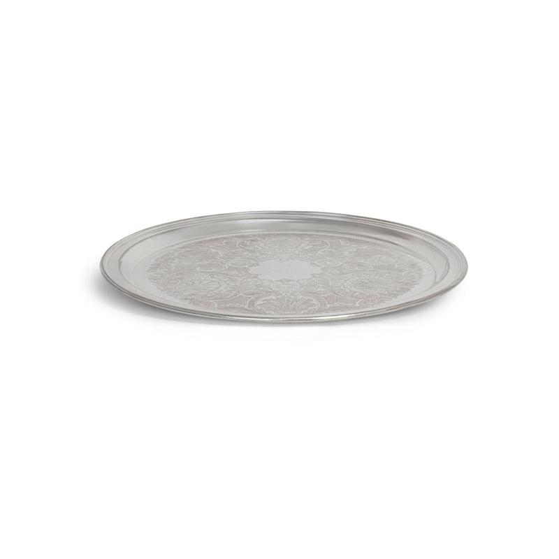 Silver Round Tray