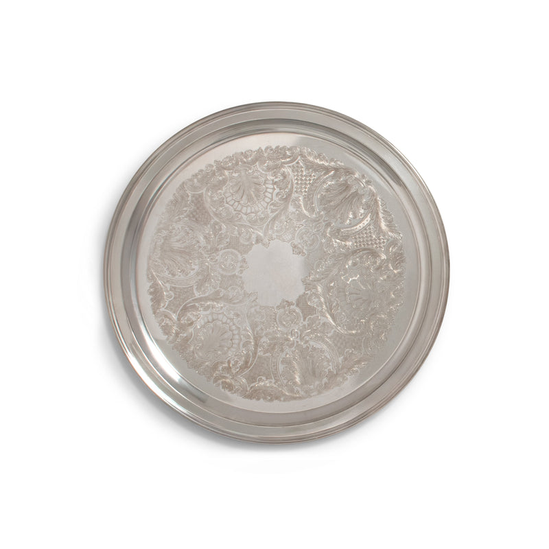 Silver Round Tray