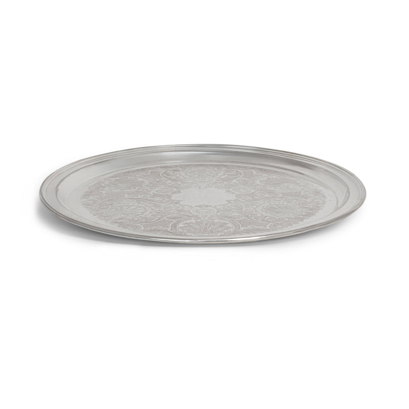 Silver Round Tray