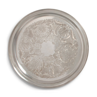 Silver Round Tray