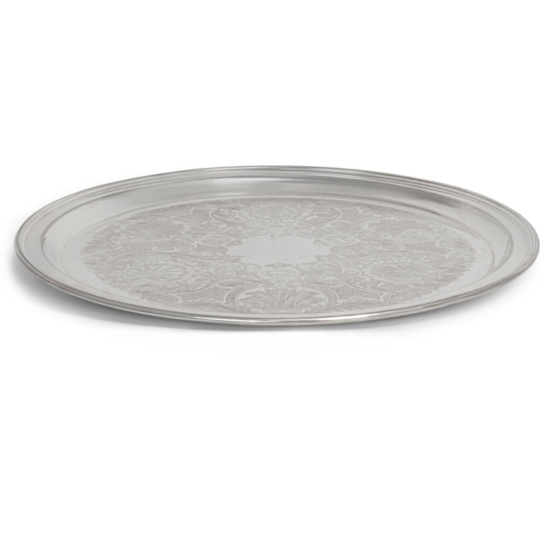Silver Round Tray
