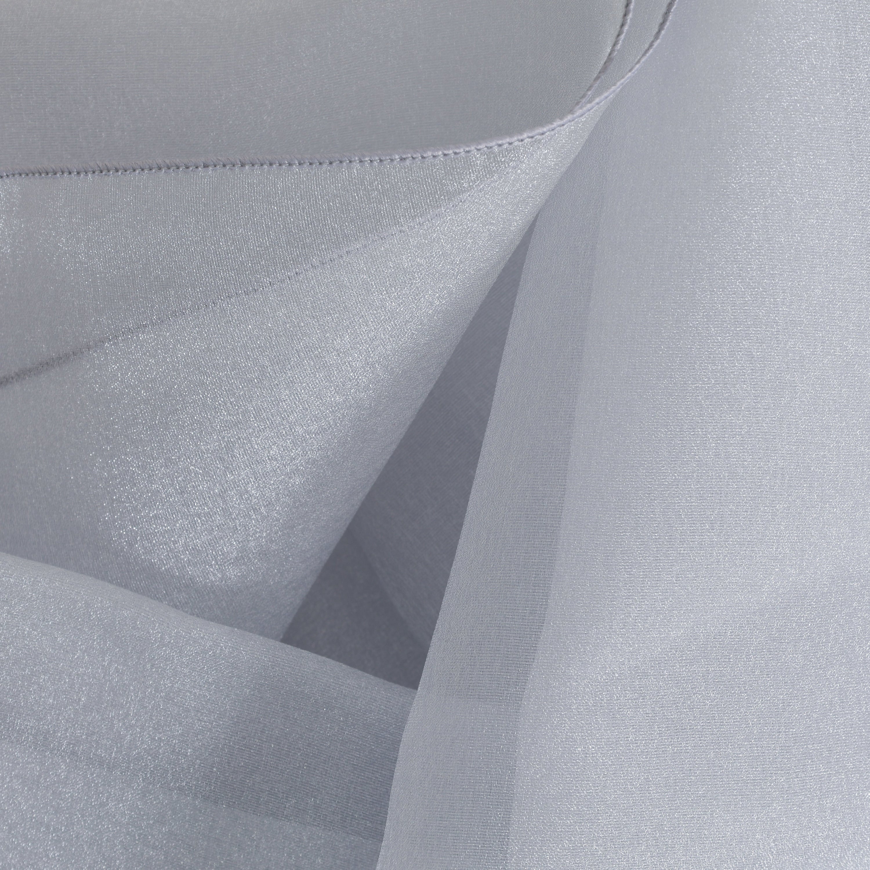 Silver Sparkle Organza
