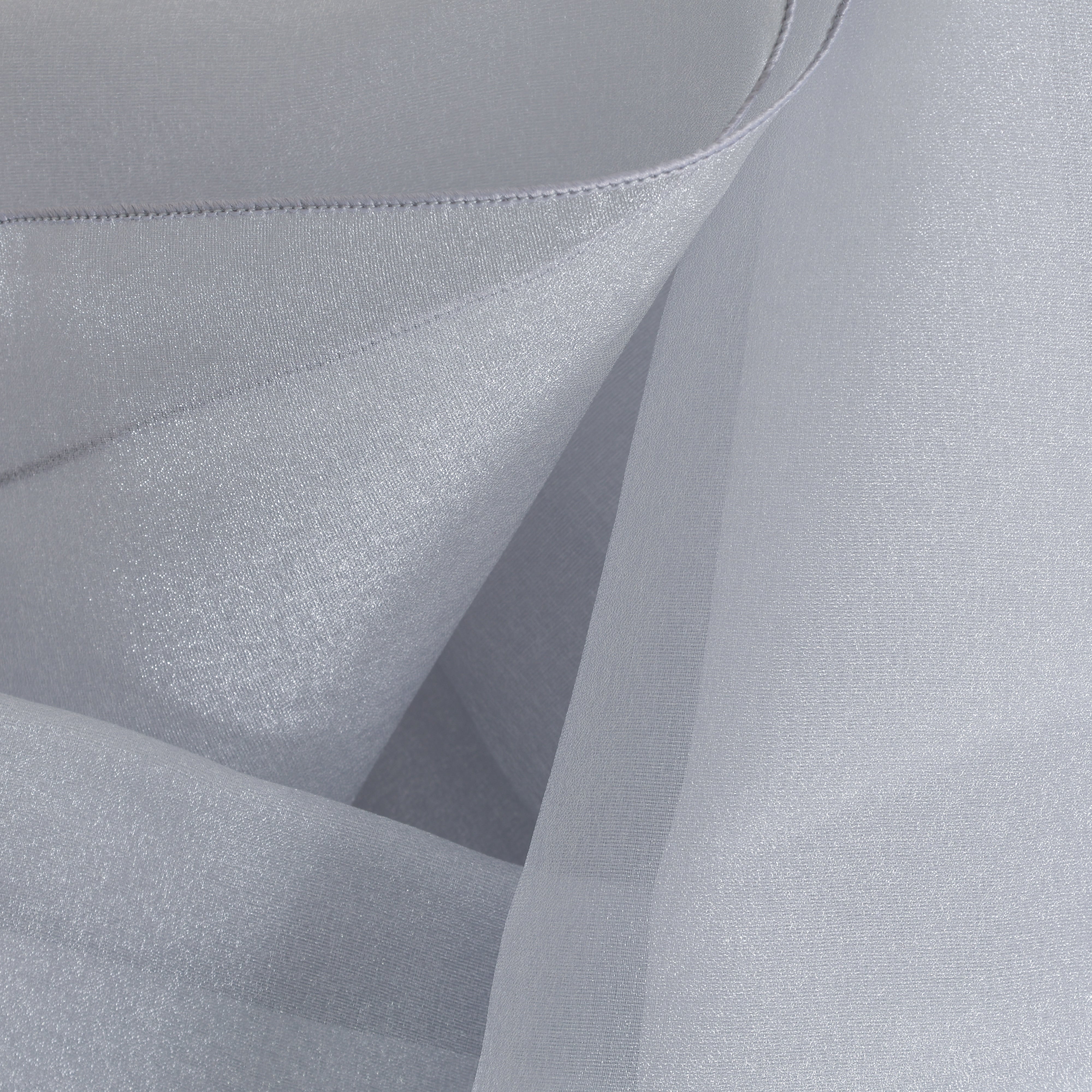 Silver Sparkle Organza