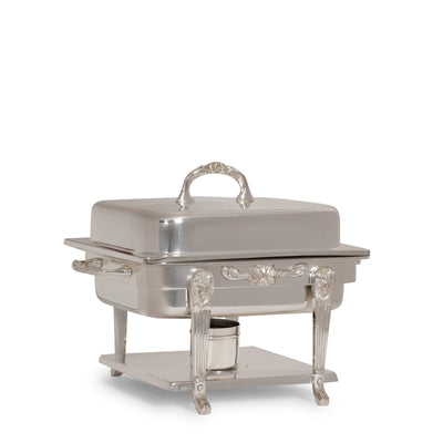 Silver Square Chafer 4qt