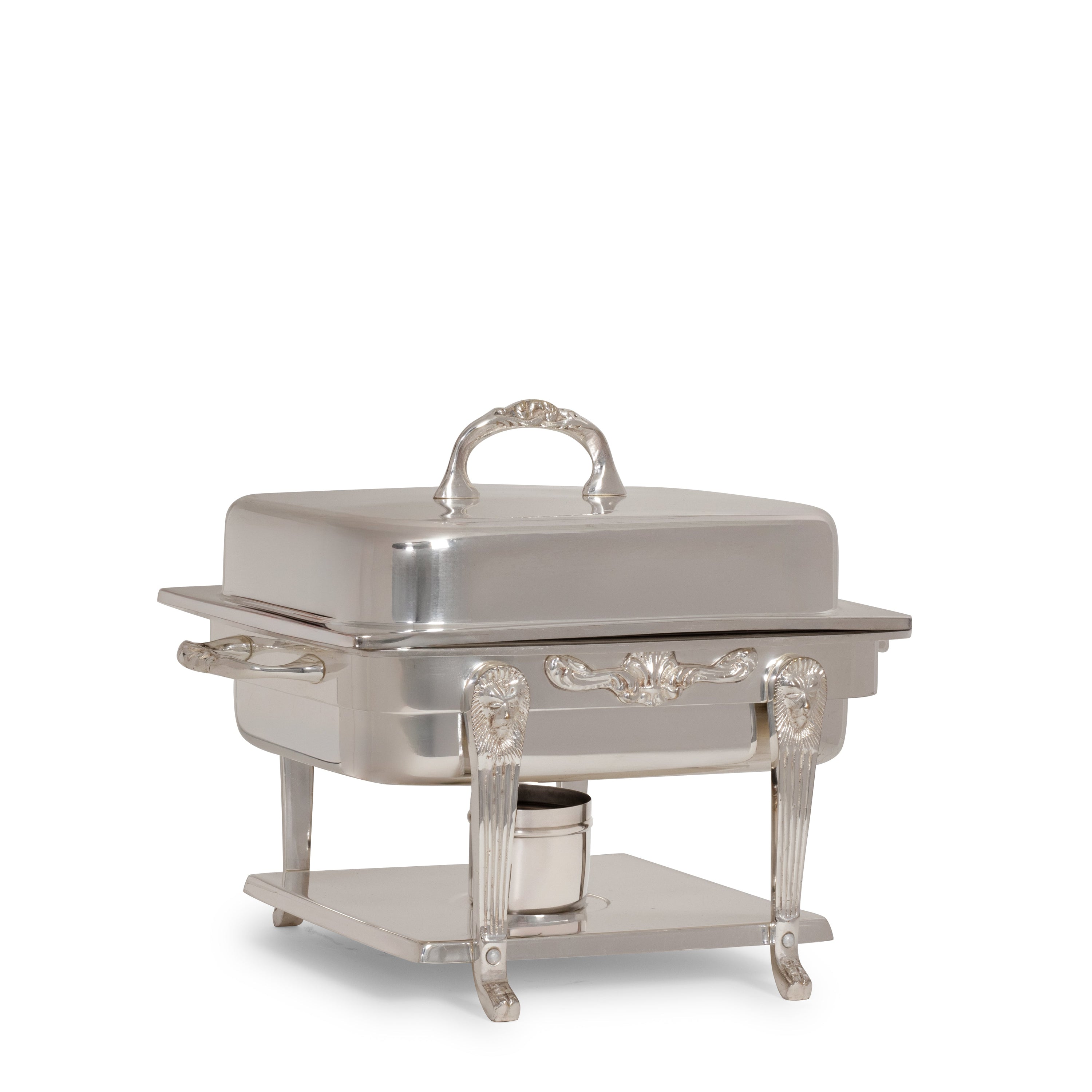 Silver Square Chafer 4qt
