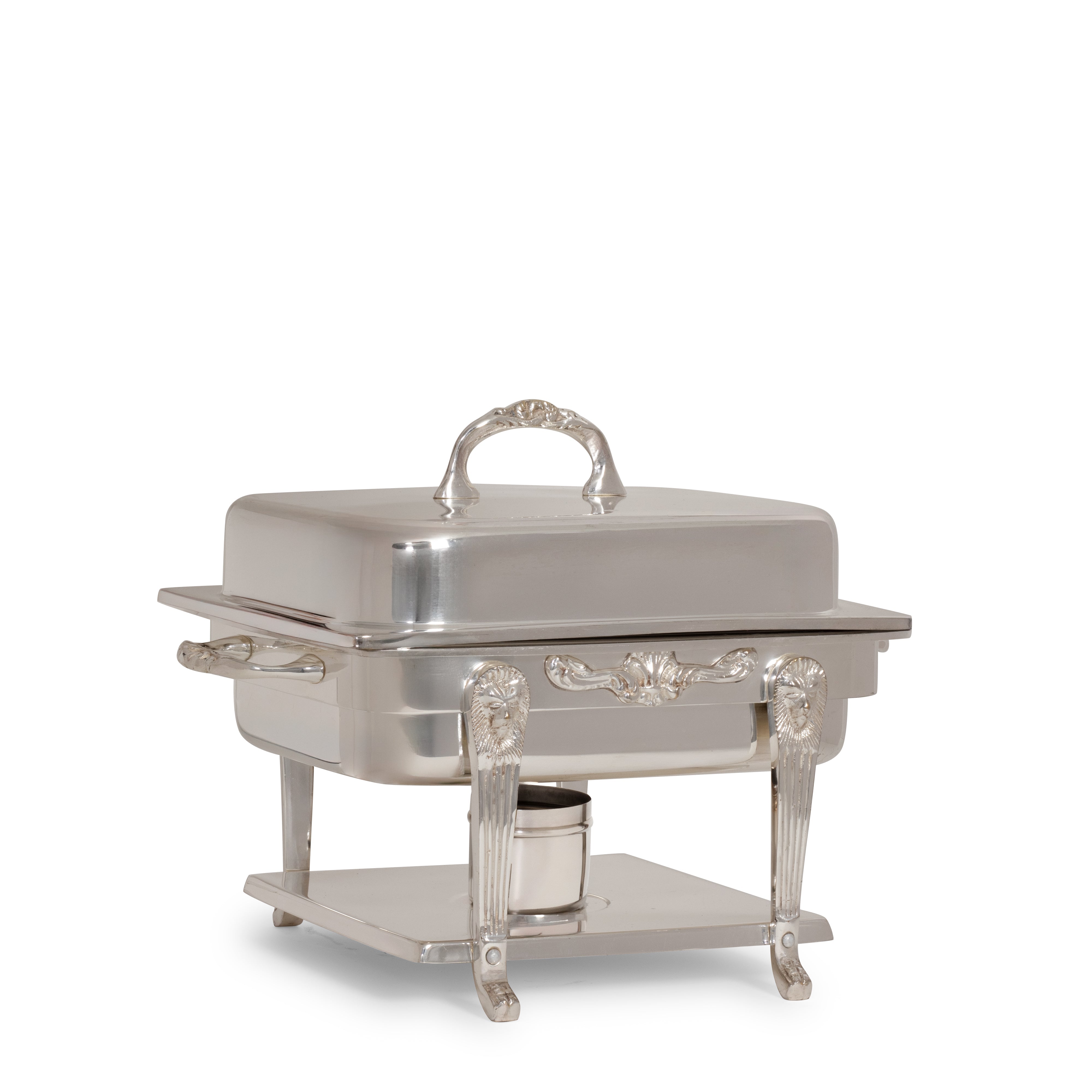 Silver Square Chafer 4qt