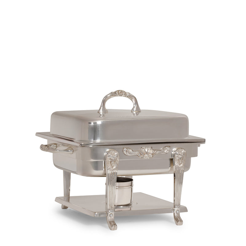 Silver Square Chafer 4qt