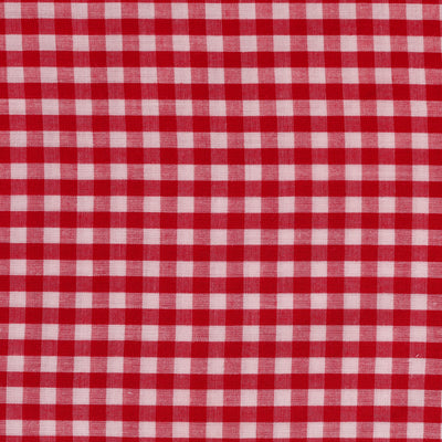 Small Red and White Check