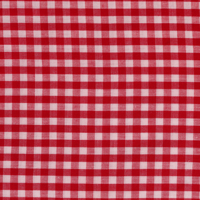Small Red and White Check