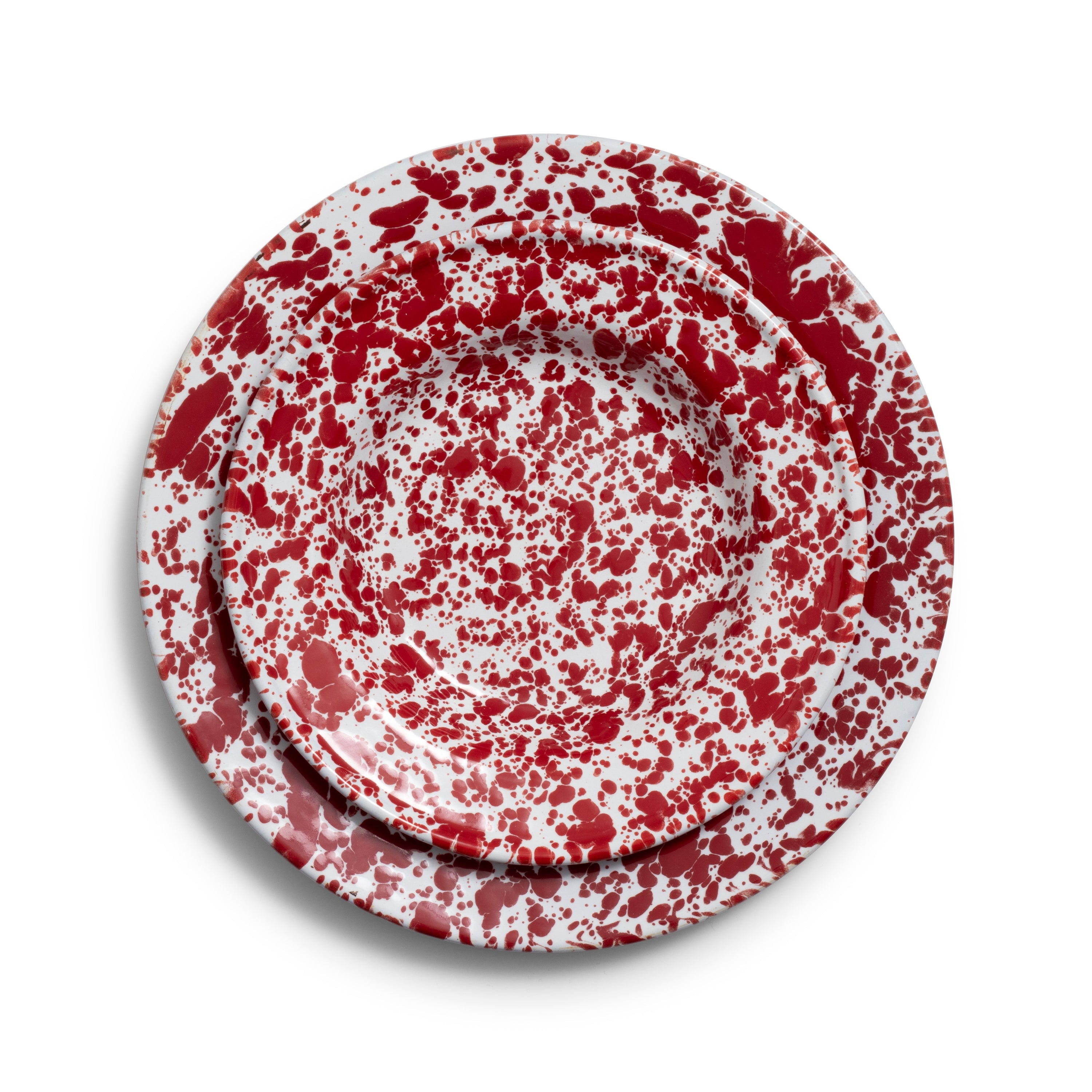 Speckled Tin Plate 8"