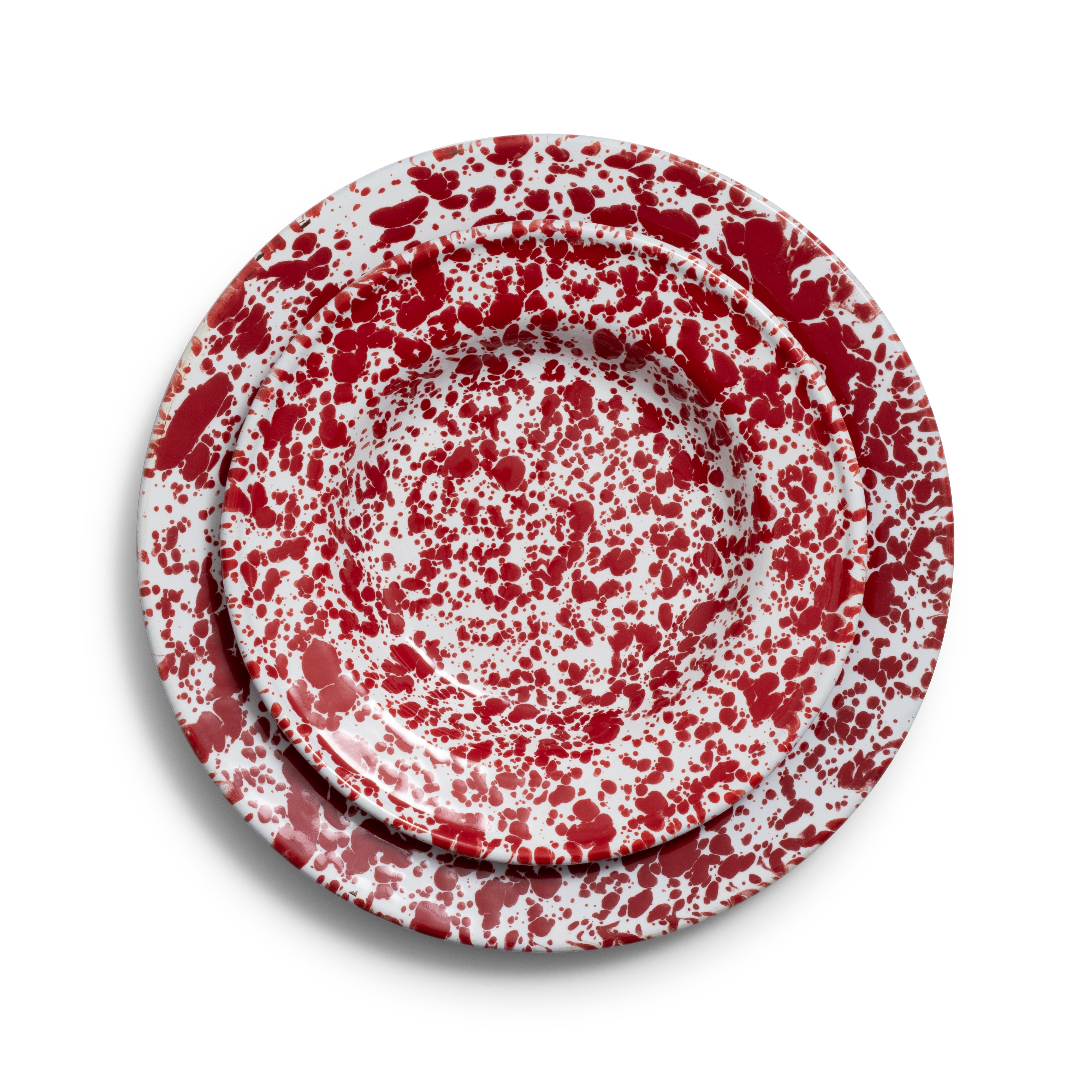 Speckled Tin Plate 8"