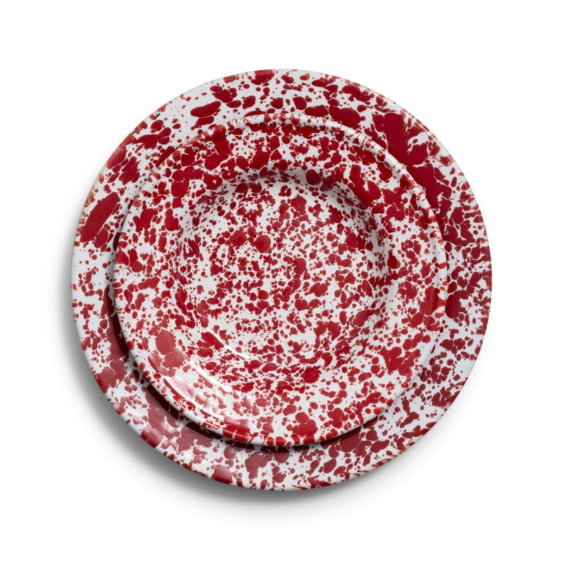 Speckled Tin Plate 8"