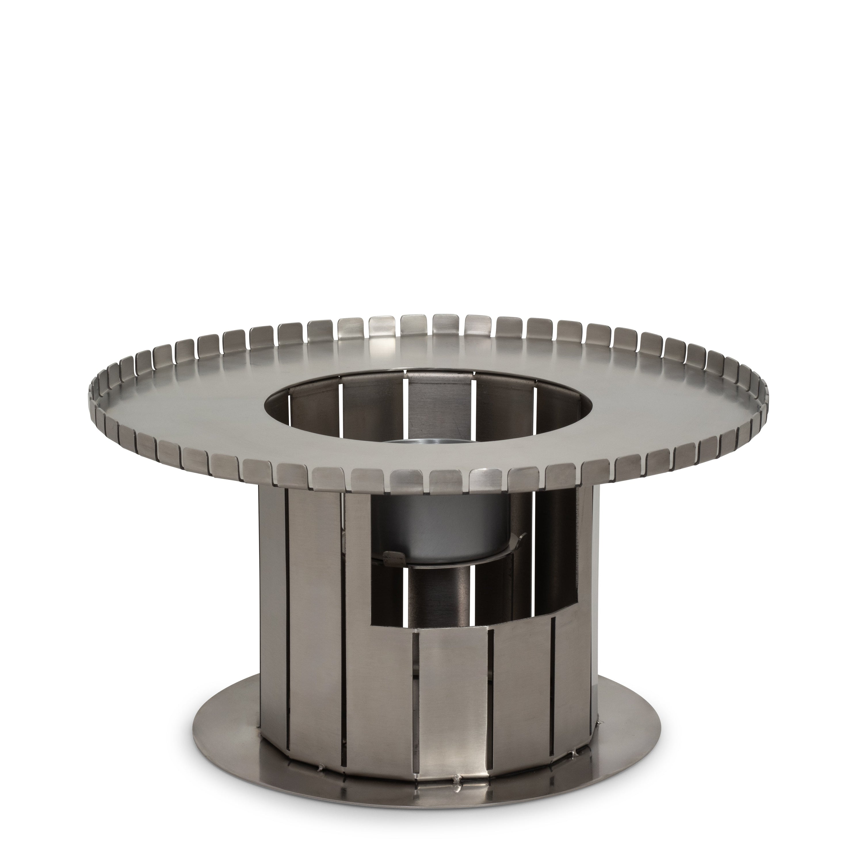 Brushed Stainless Spool Riser