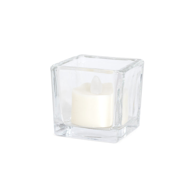 Square Glass Votive