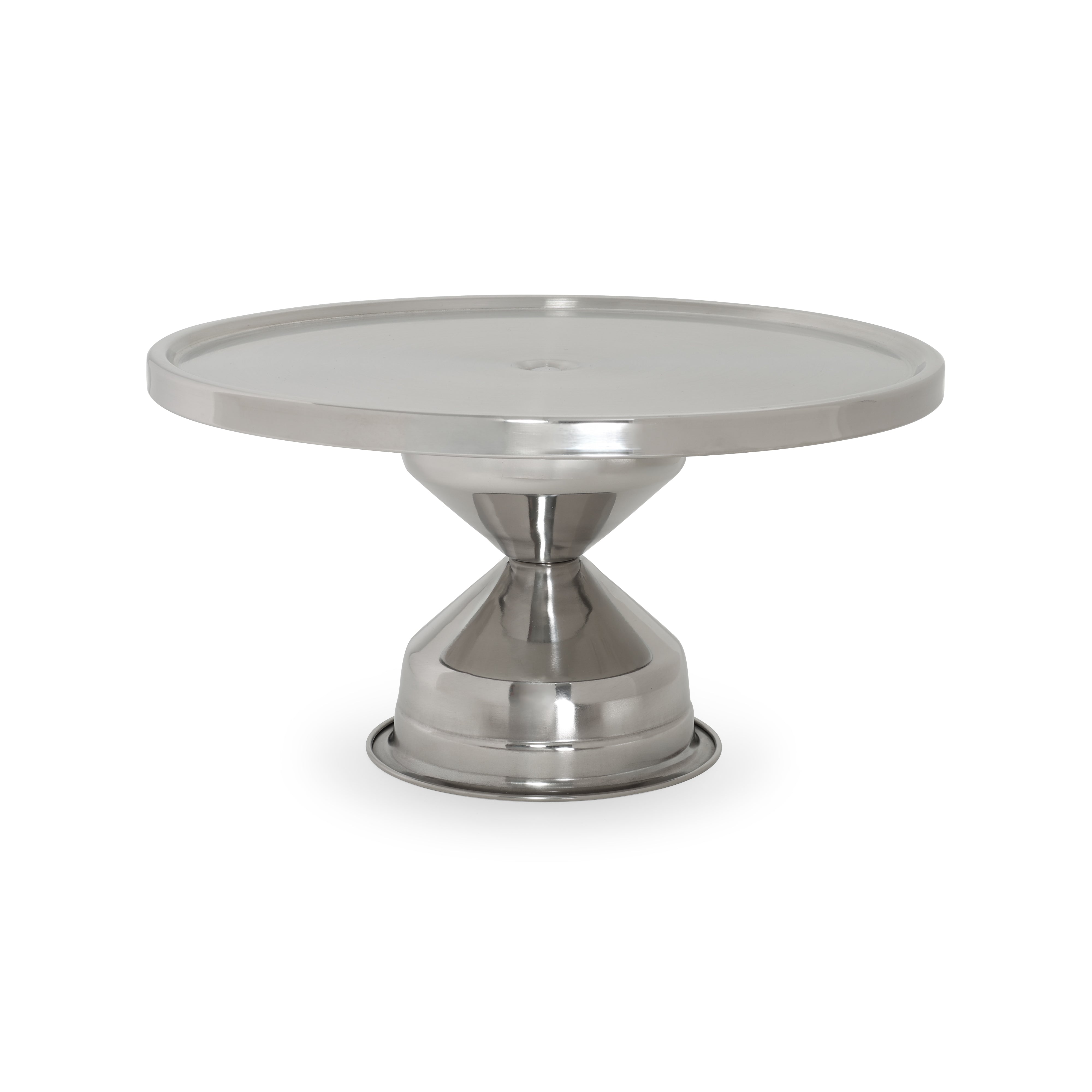 Stainless Cake Stand Round 13"