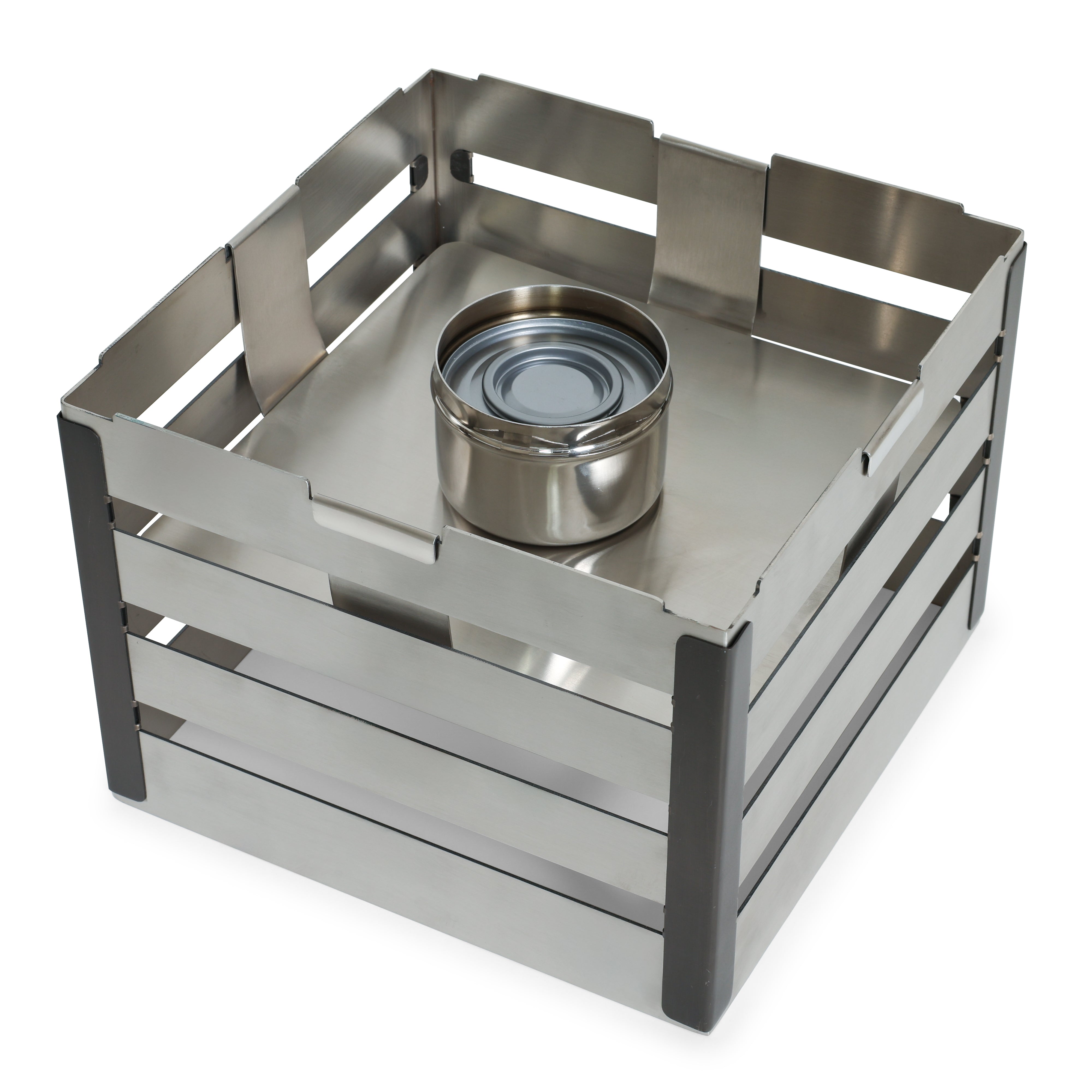 Stainless Crate Riser Sterno Bracket Insert