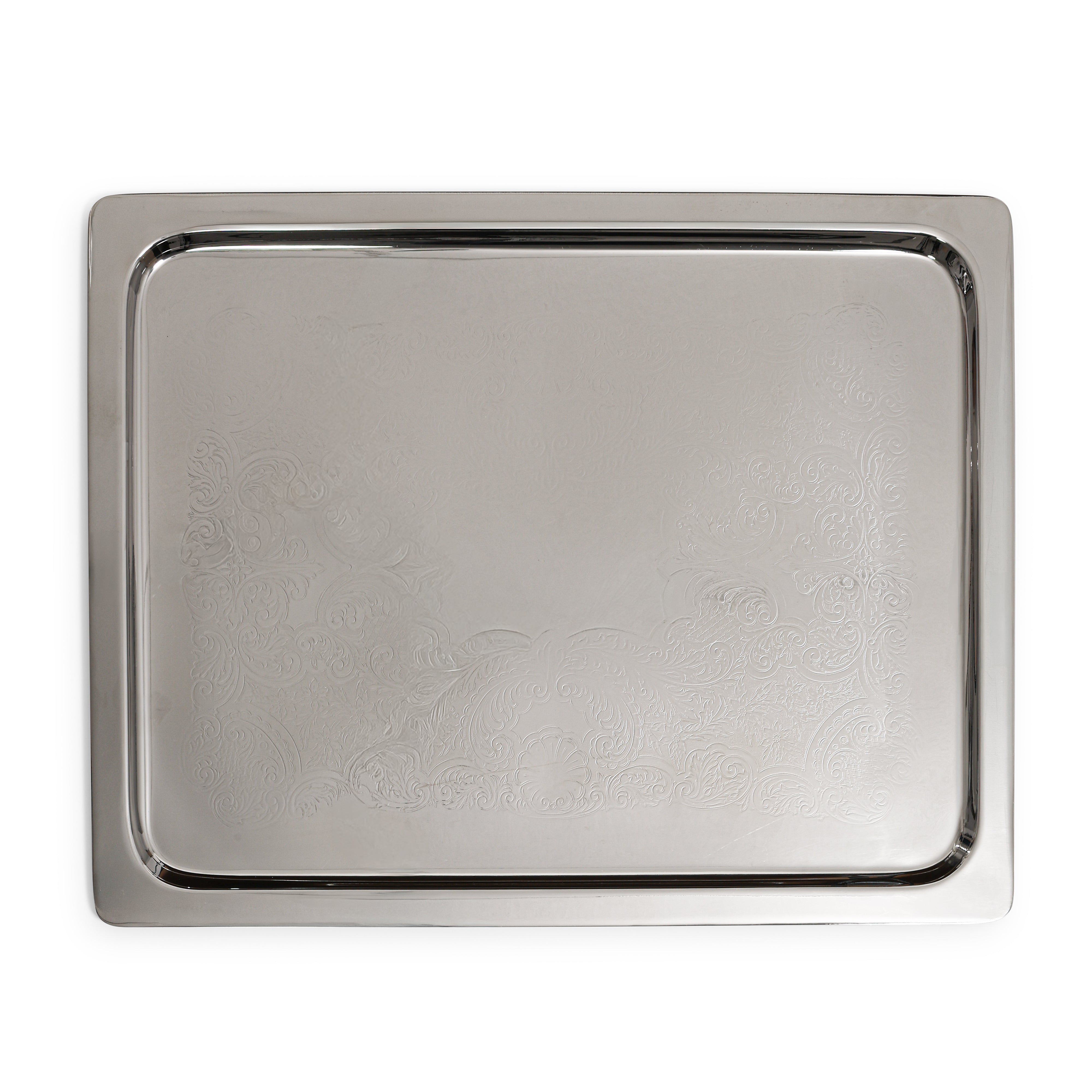 Stainless Steel Rectangular Tray 22"L x 17"W