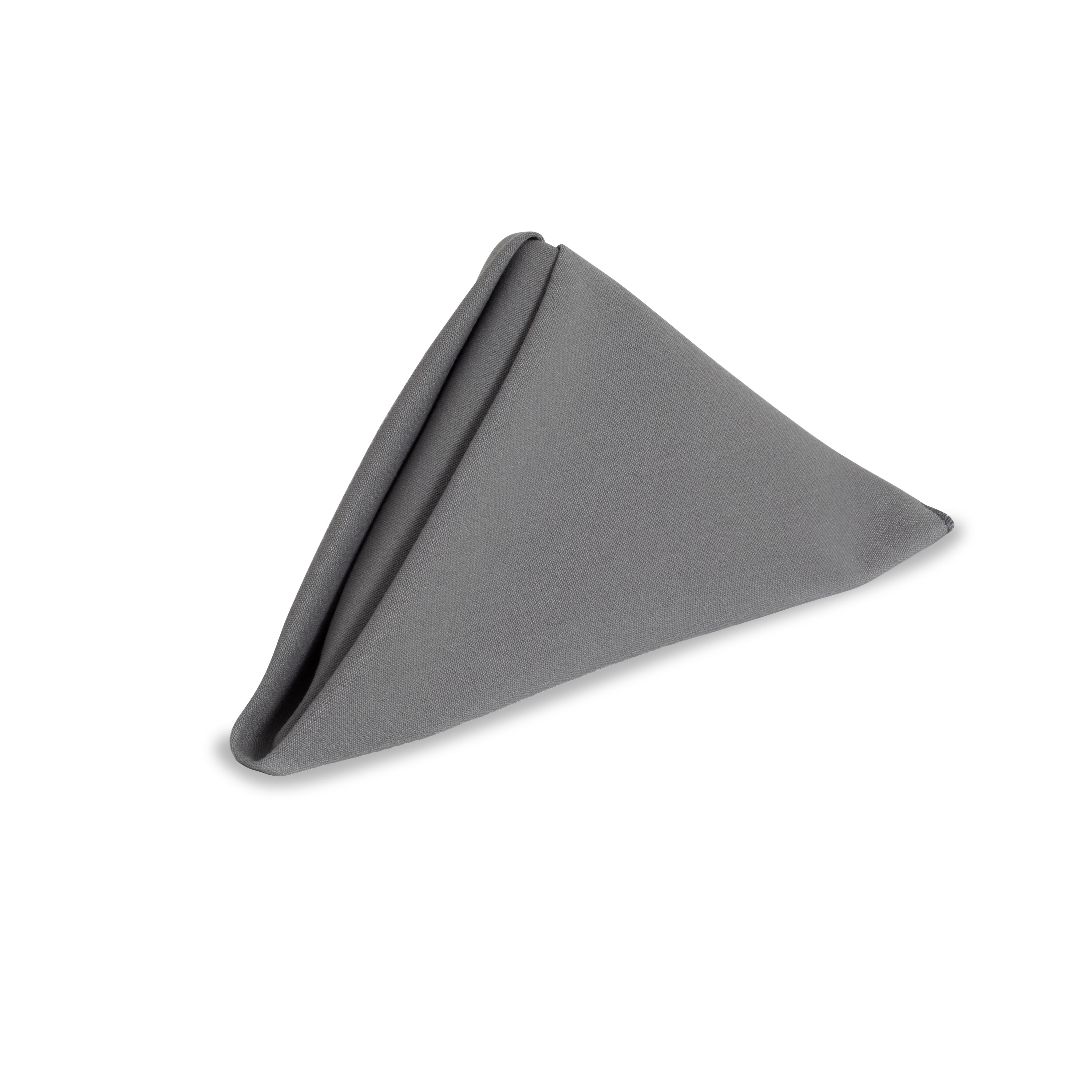 Solid Cotton Nouveau Steel Napkin