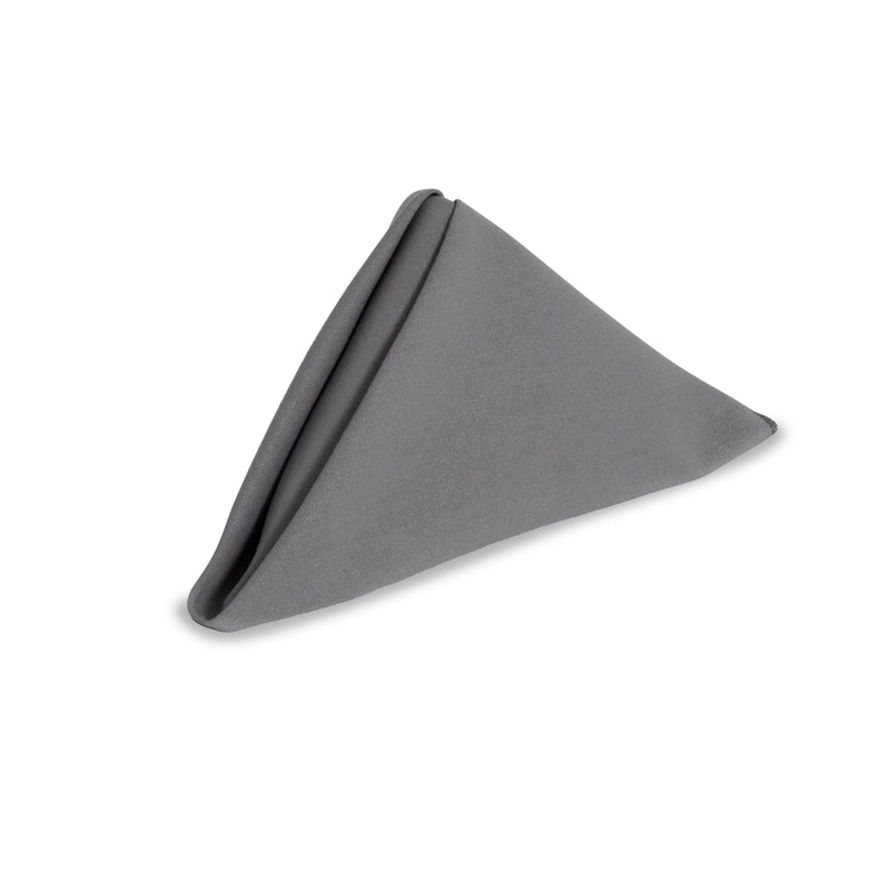 Solid Cotton Nouveau Steel Napkin