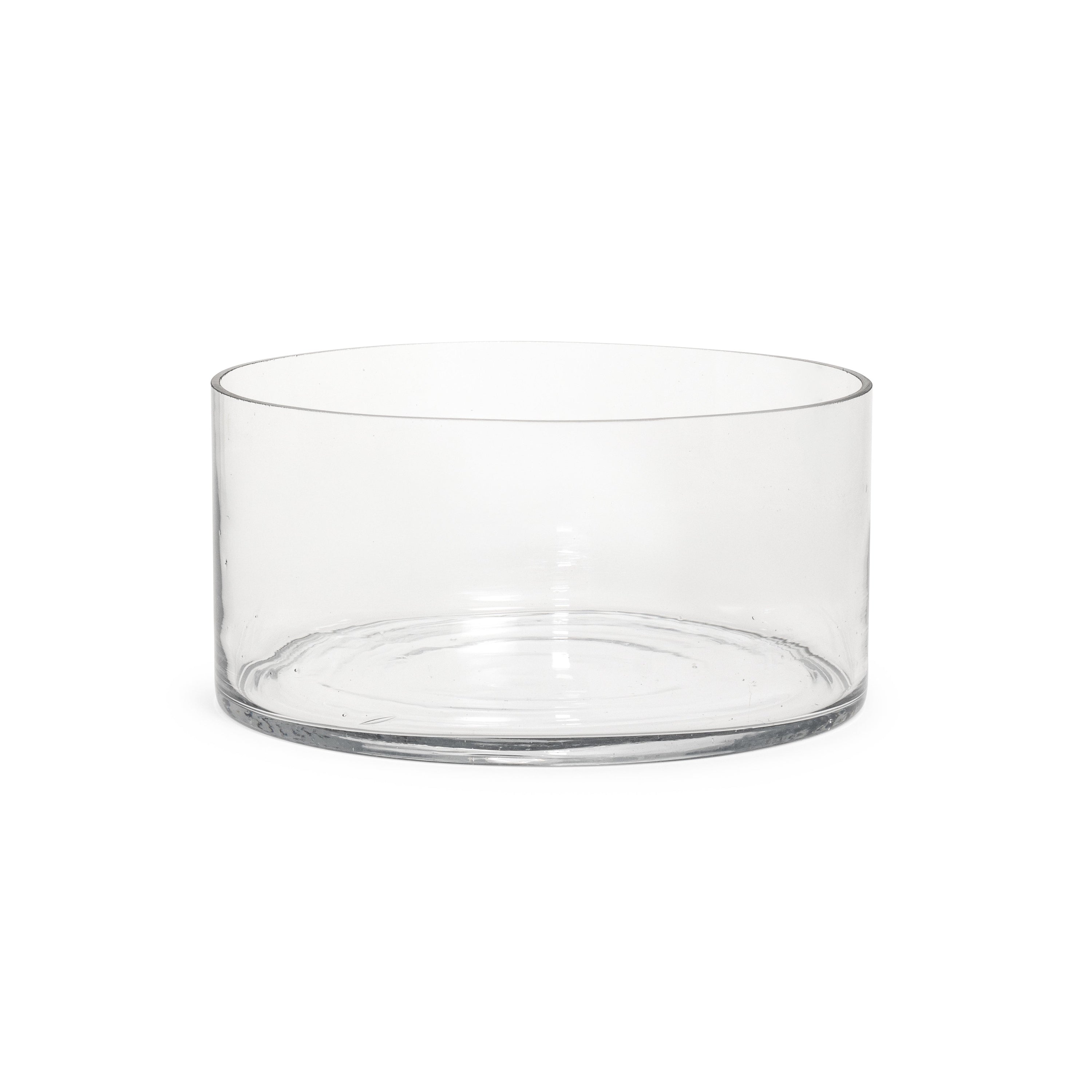 Straight Sided Glass Bowl 10"